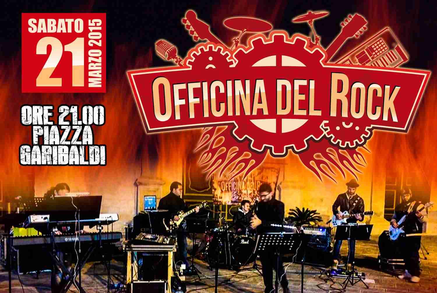 L’ “Officina del Rock” in piazza Garibaldi per San Giuseppe