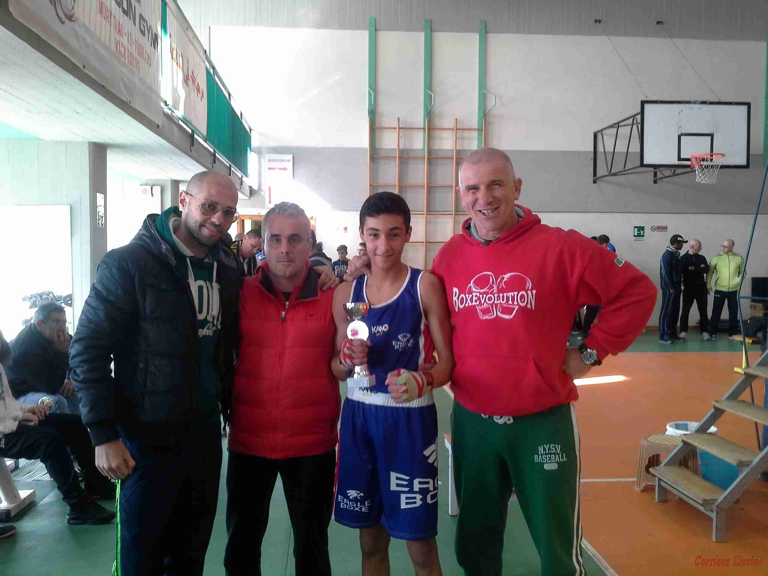 Sdraidi Yassine primo al Campionato Regionale Esordienti di Boxe