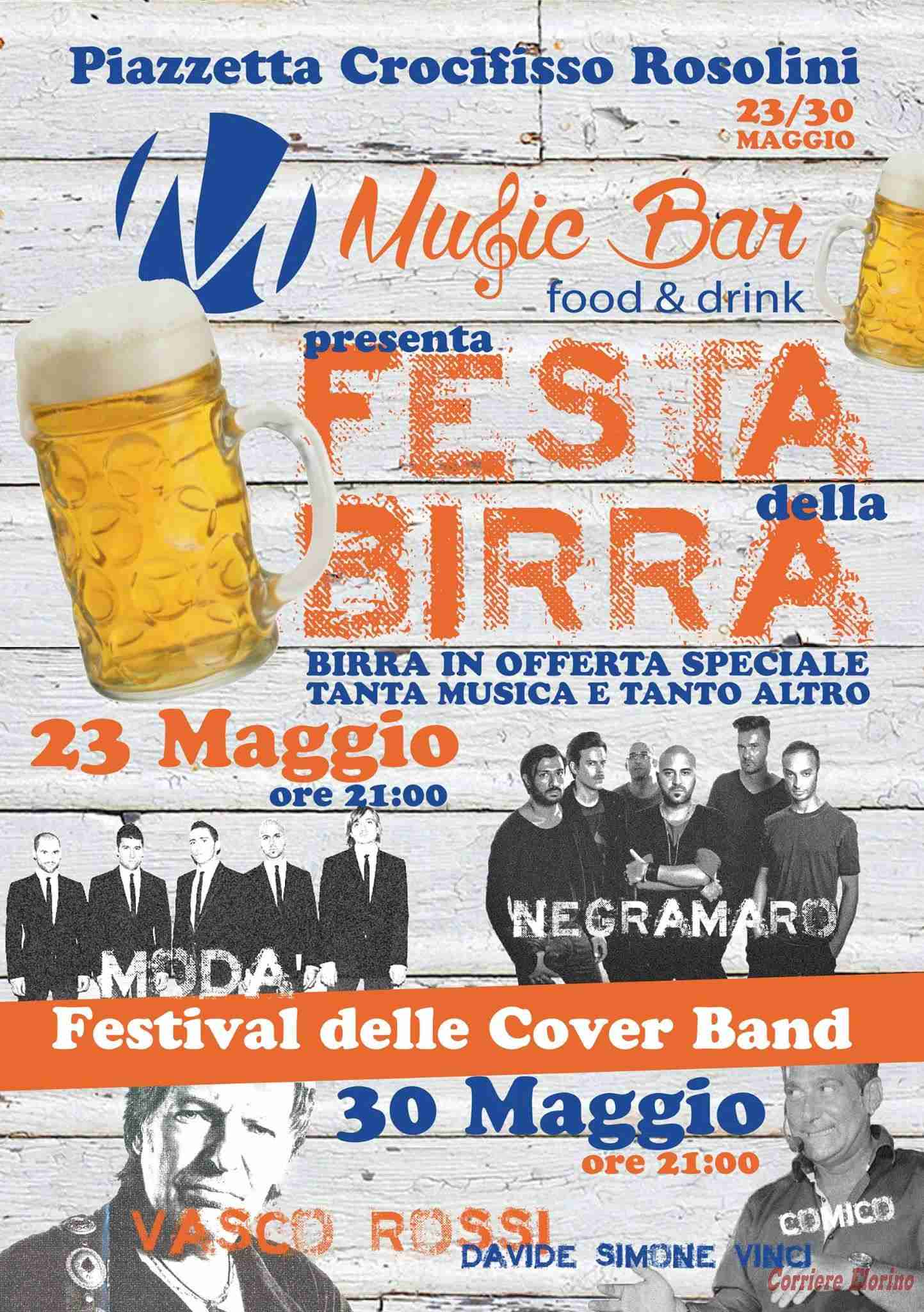 “Festa della birra” il 23 e 30 maggio al Music Bar, in piazza Crocifisso