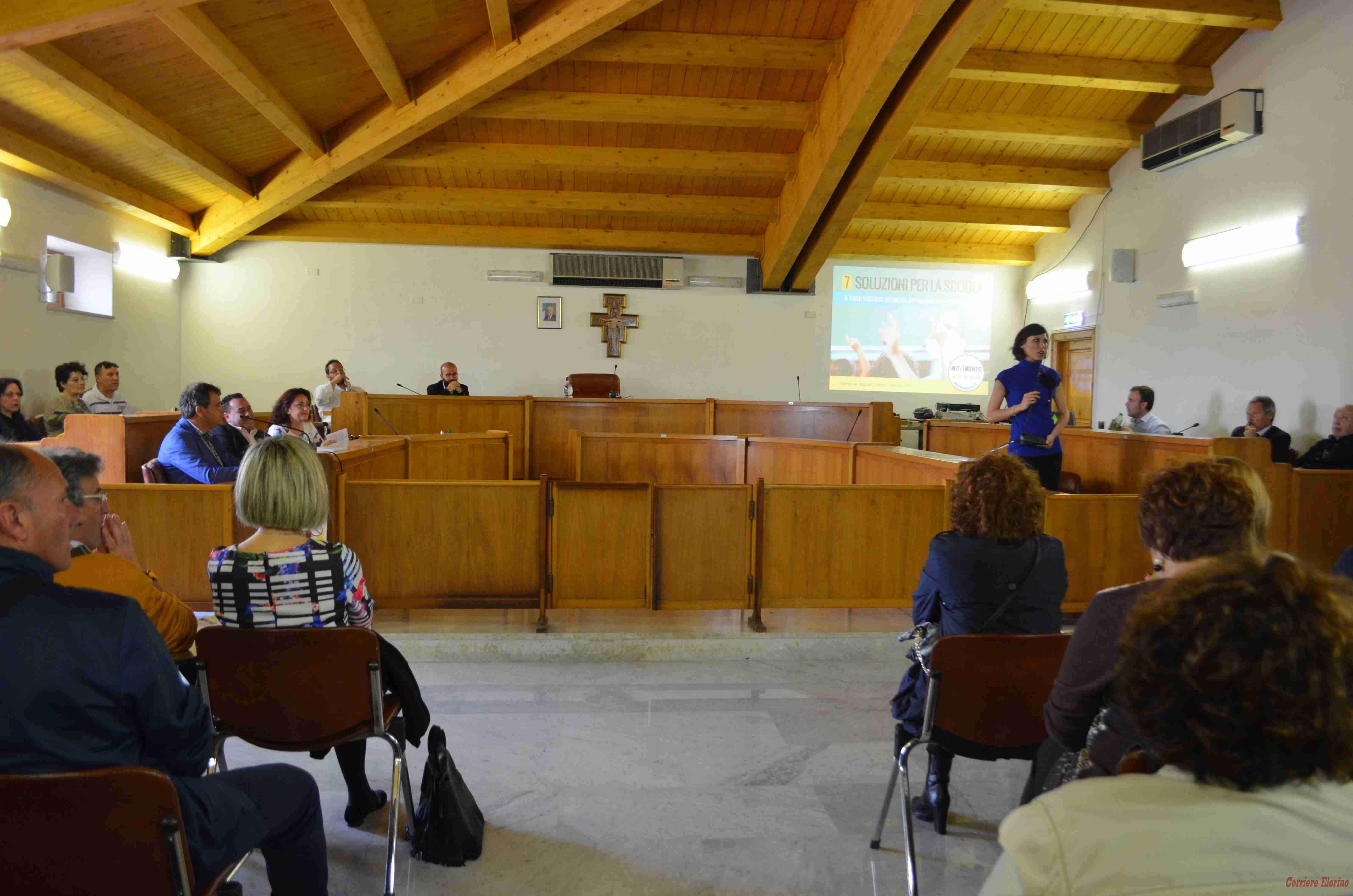 Le 7 soluzioni per la scuola esposte da Maria Marzana Portavoce movimento 5 stelle