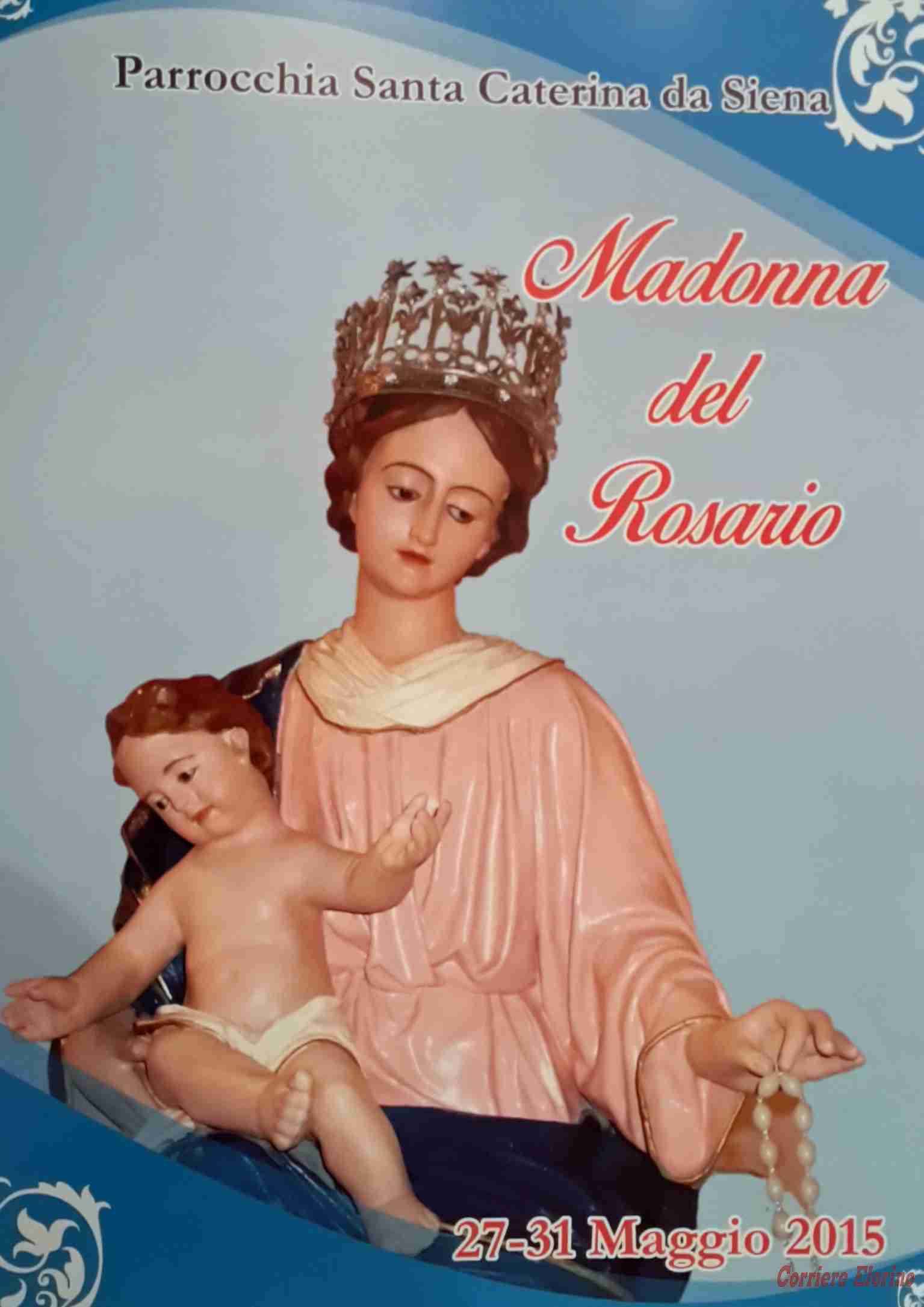 “Madonna del Rosario”. Il programma della festa, dal 27 al 31 maggio