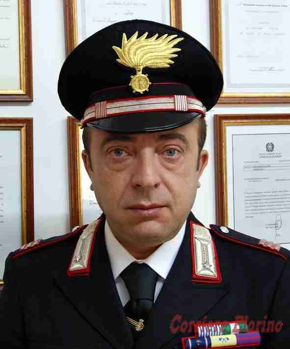 Messaggio del sindaco Corrado Calvo al maresciallo Rosario Avila, Cavaliere della Repubblica