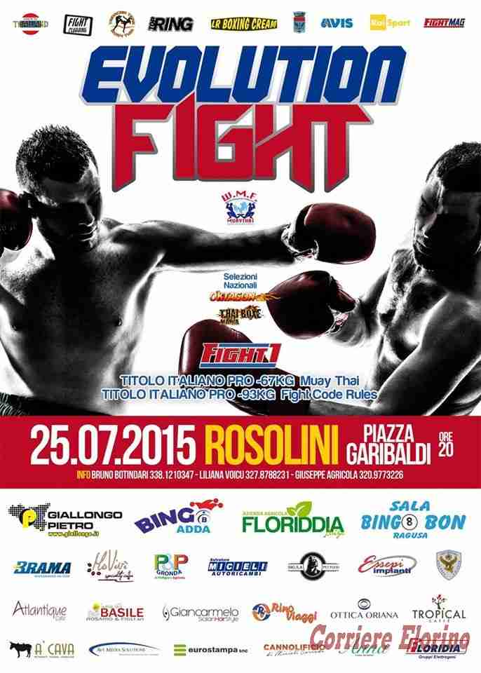 Spettacolare evento a Rosolini: “Evolution Fight”