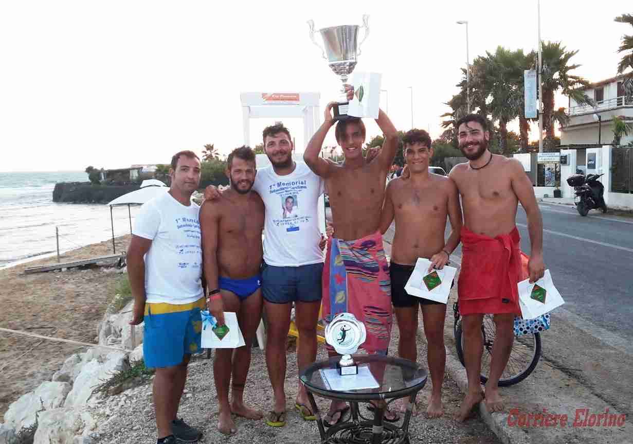 La “Caccamo team” vince il primo torneo di beach volley in ricordo di Sebastiano Candiano