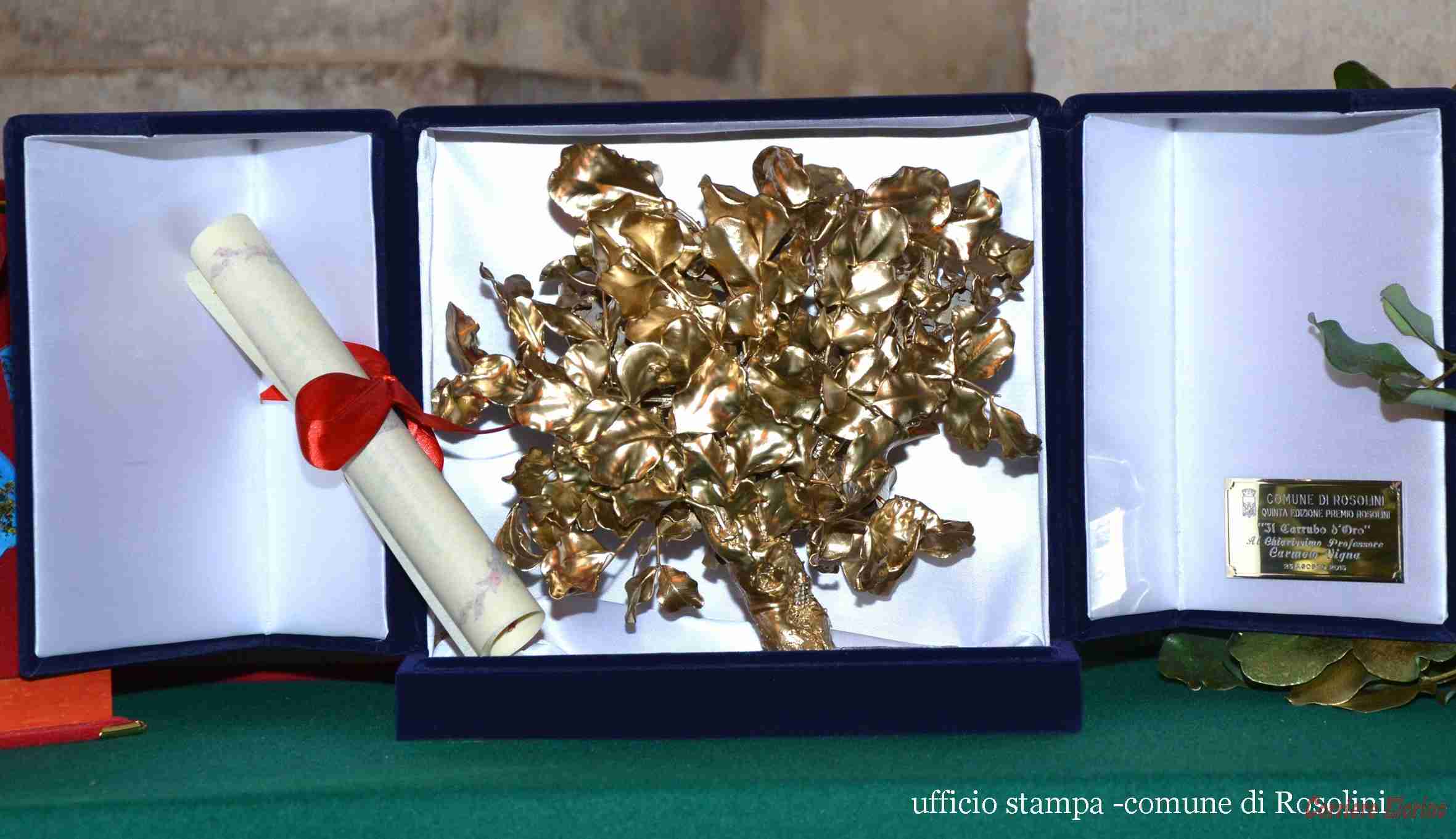 In onda sulla tv regionale la cerimonia di consegna del “Carrubo d’oro”