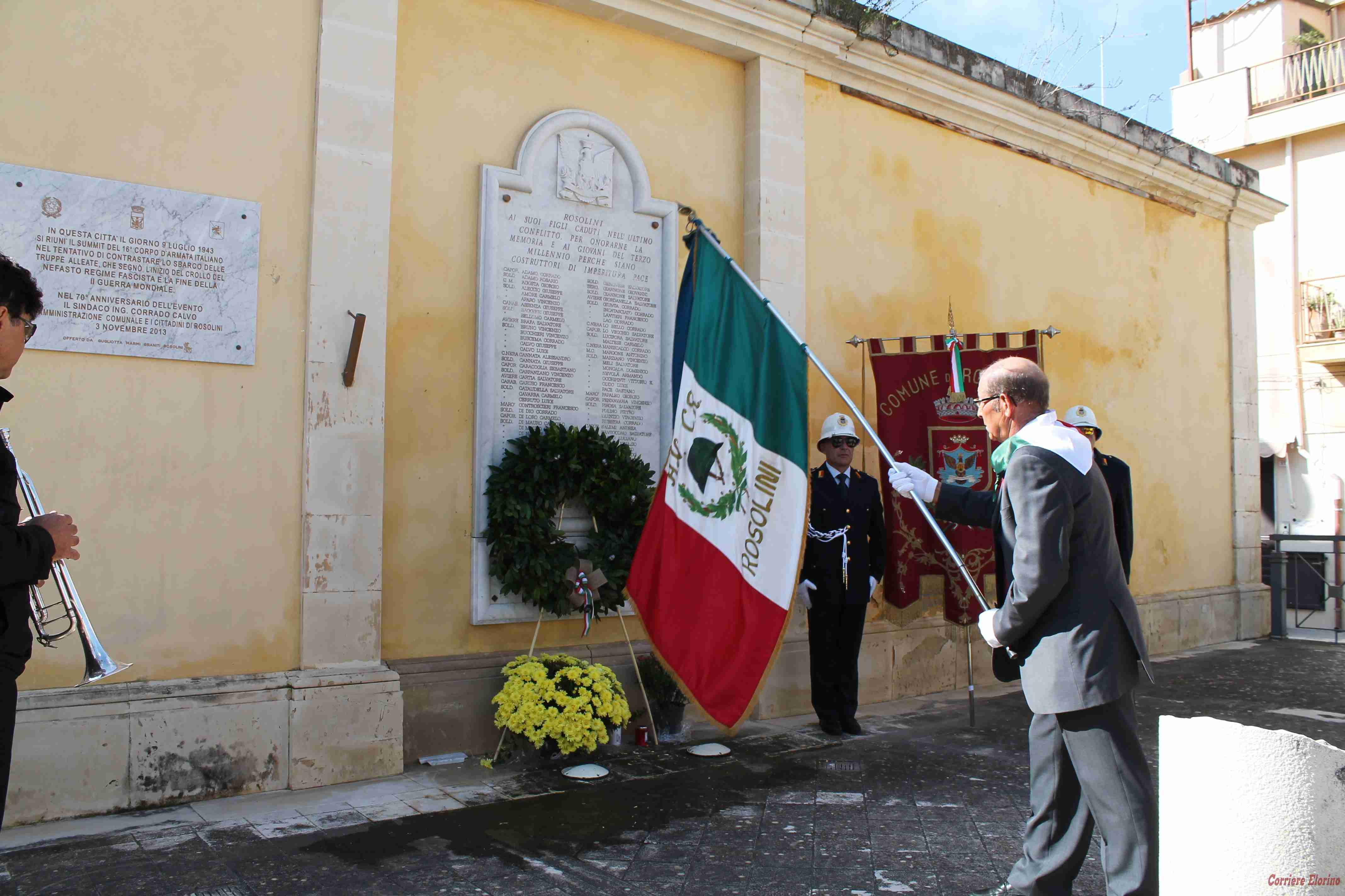 Rosolini celebra la ricorrenza del 4 novembre