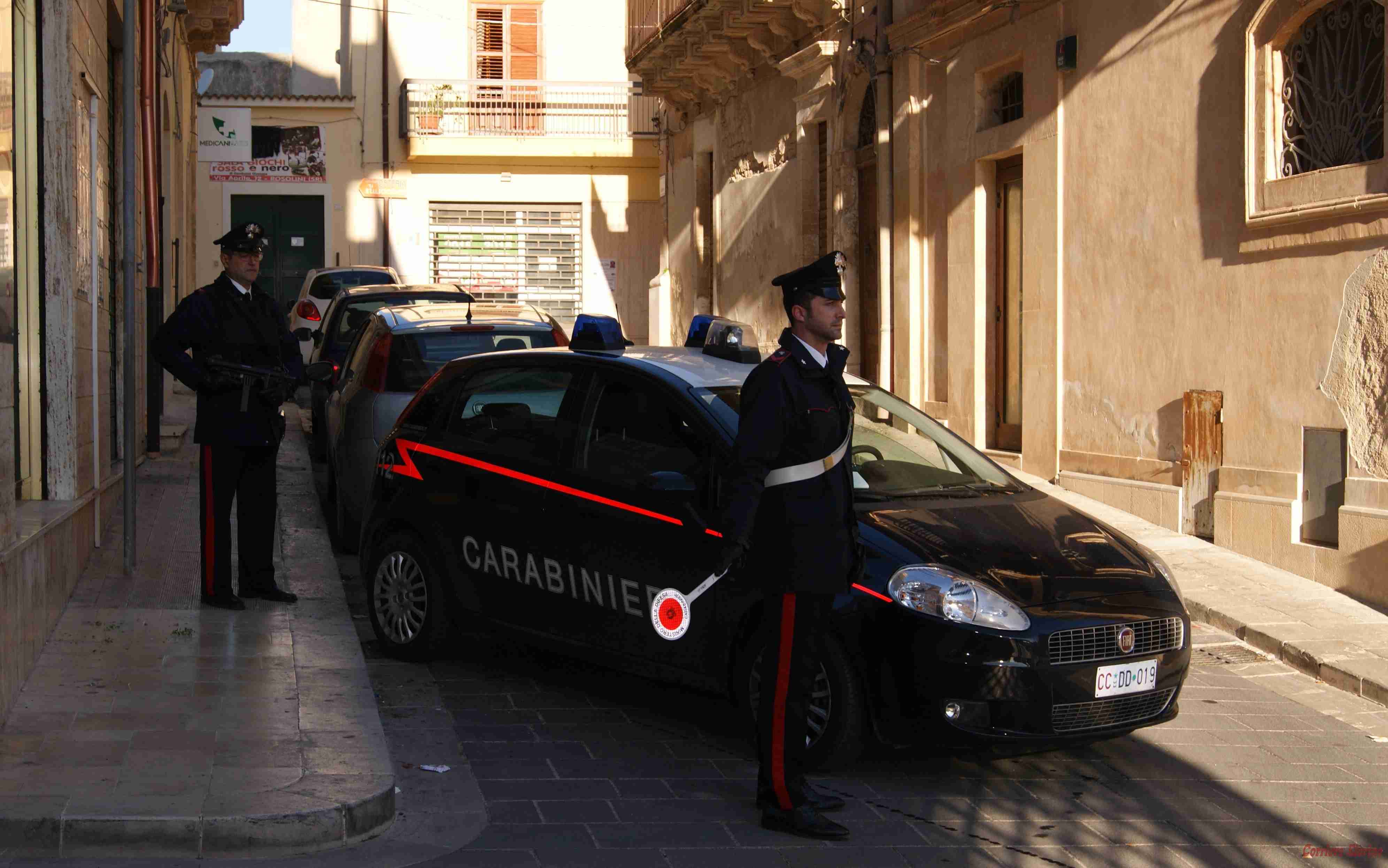 Carabinieri: contrasto alla droga più efficace a Rosolini grazie alle denunce della gente