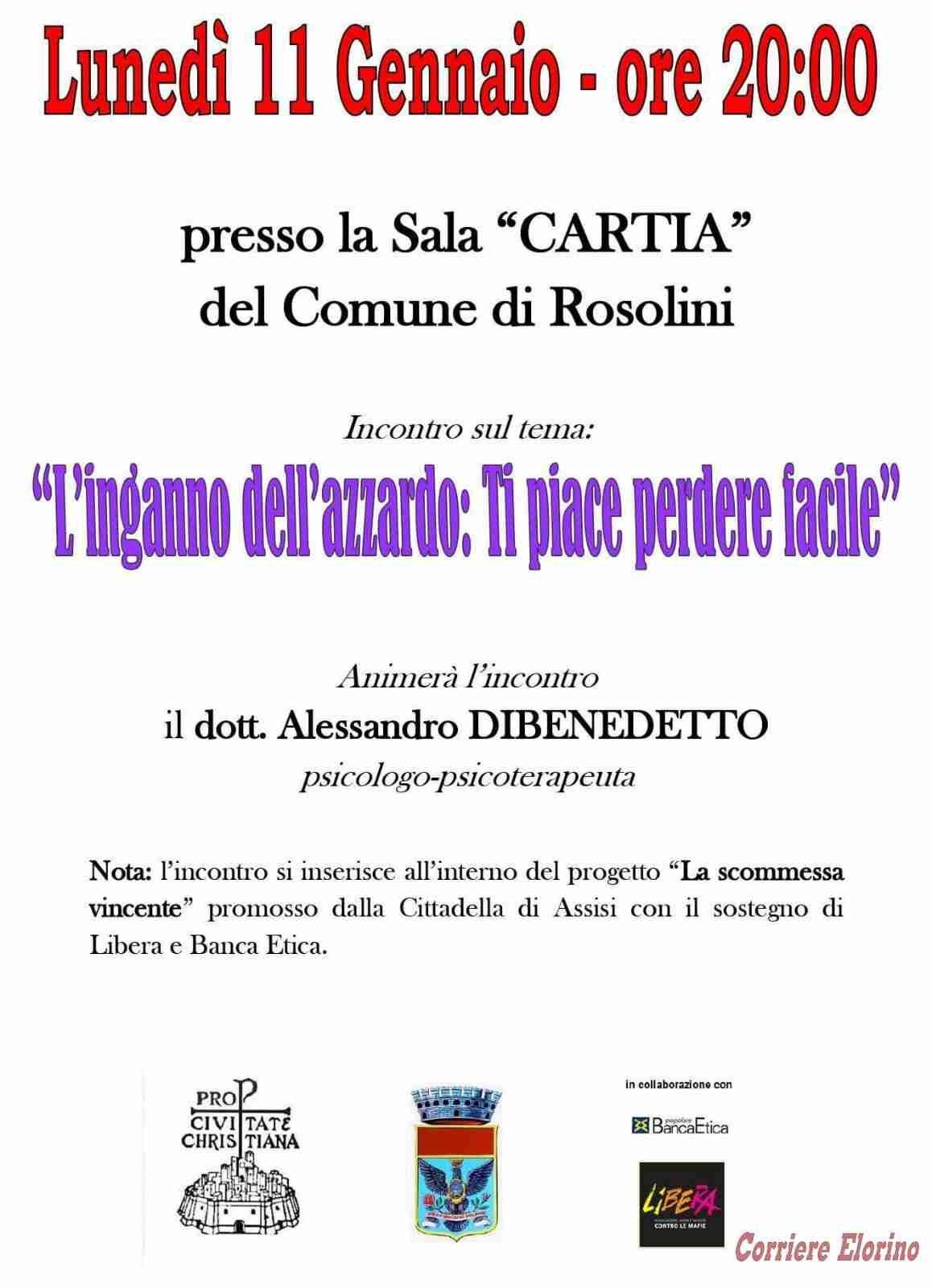 Secondo appuntamento per il laboratorio “L’inganno dell’azzardo: Ti piace perdere facile”