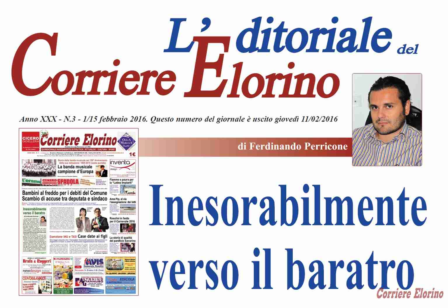 Inesorabilmente verso il baratro