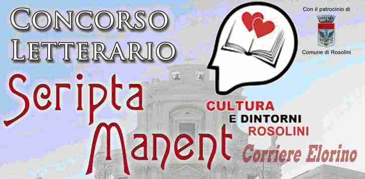 Conroso letterario “Scripta Manent”: pubblicato l’elenco dei finalisti