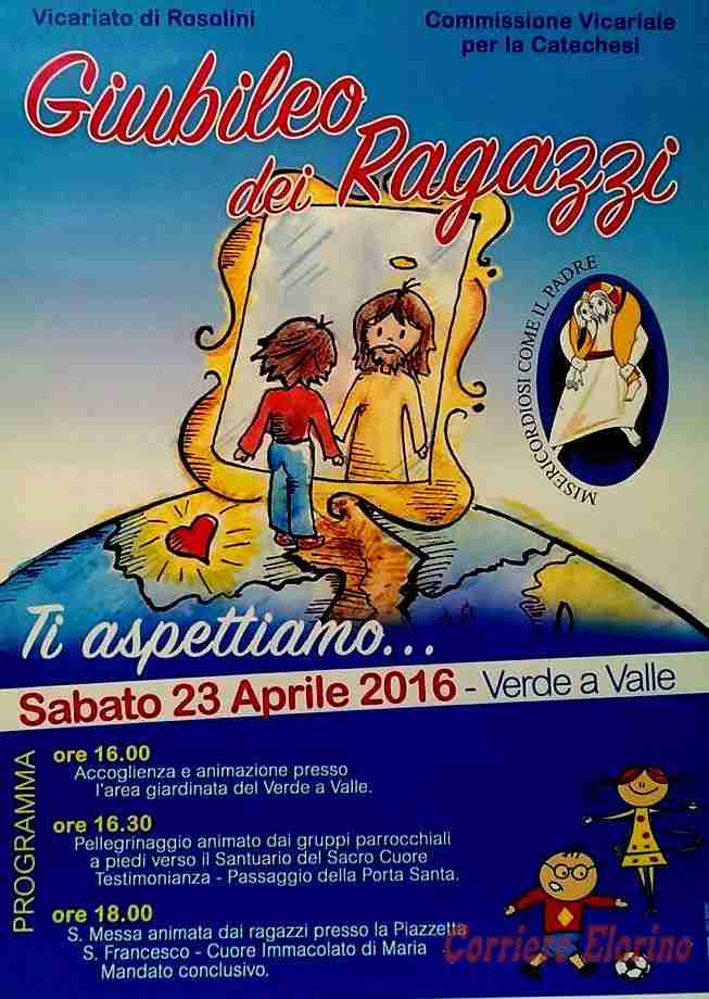 Giubileo dei ragazzi. Per testimoniare la Misericordia. Giubileo dei ragazzi. Per testimoniare la Misericordia.