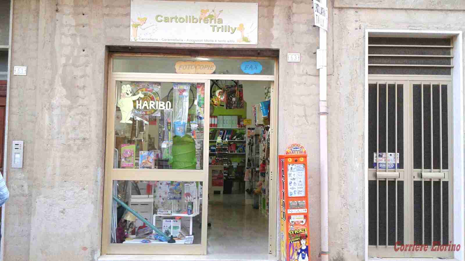 Rapina a mano armata ai danni della cartolibreria “Trilly”