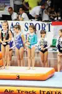 La premiazione con il terzo posto di Desireè Floriddia conquistato a Rapallo (Genova)