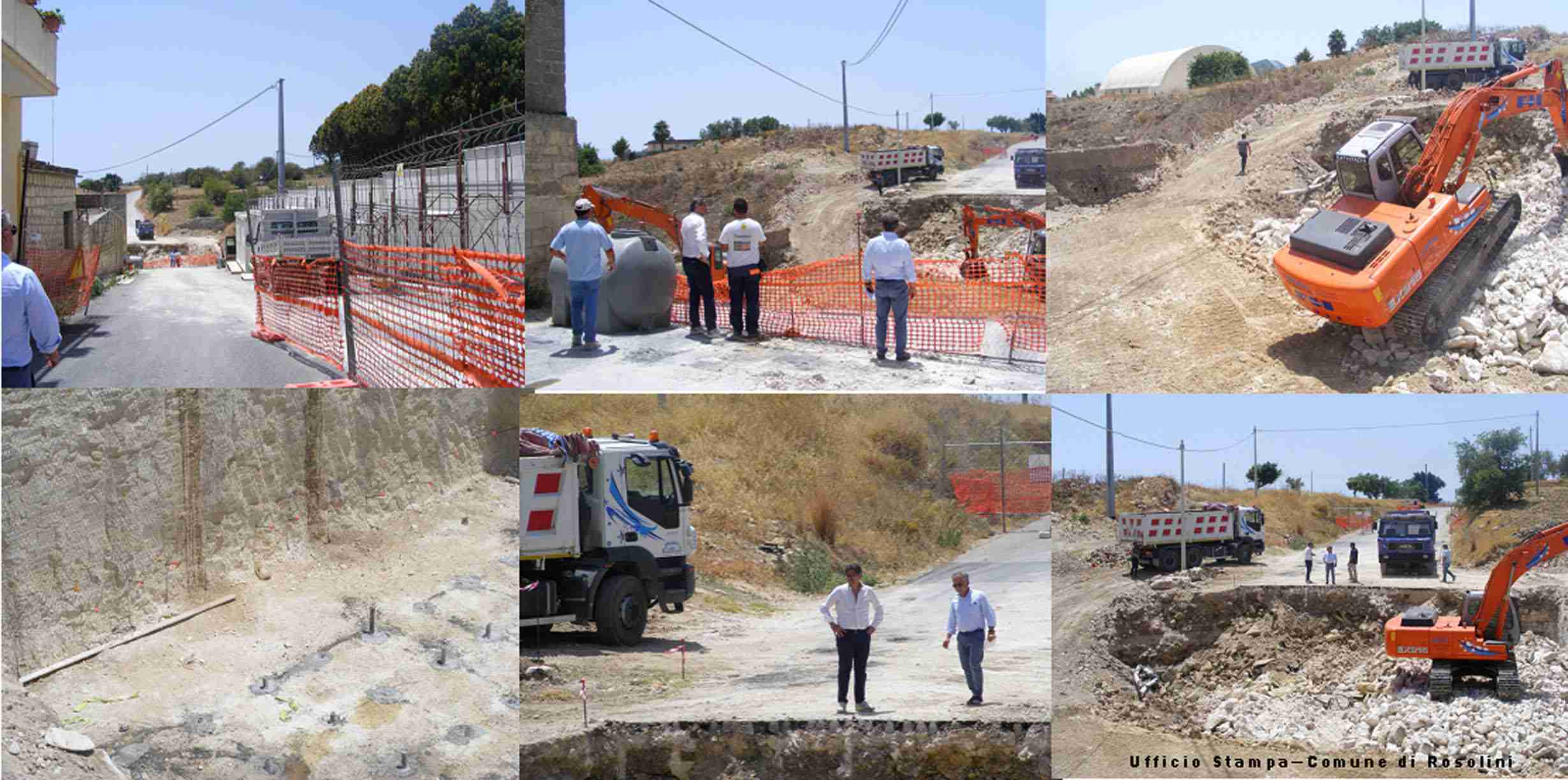 Lavori Ponte Ristallo–Masicugno, sopralluogo del sindaco Calvo e dell’assesseroe  Listro