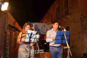 Lapoetessa Giovanna Alecci e il poeta Giuseppe Blandino