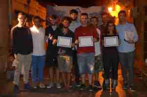 I tre primi classificati