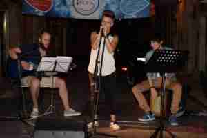 Il gruppo musicale con Federica Di Natale, Vincenzo Alecci e Corrado Lorefice