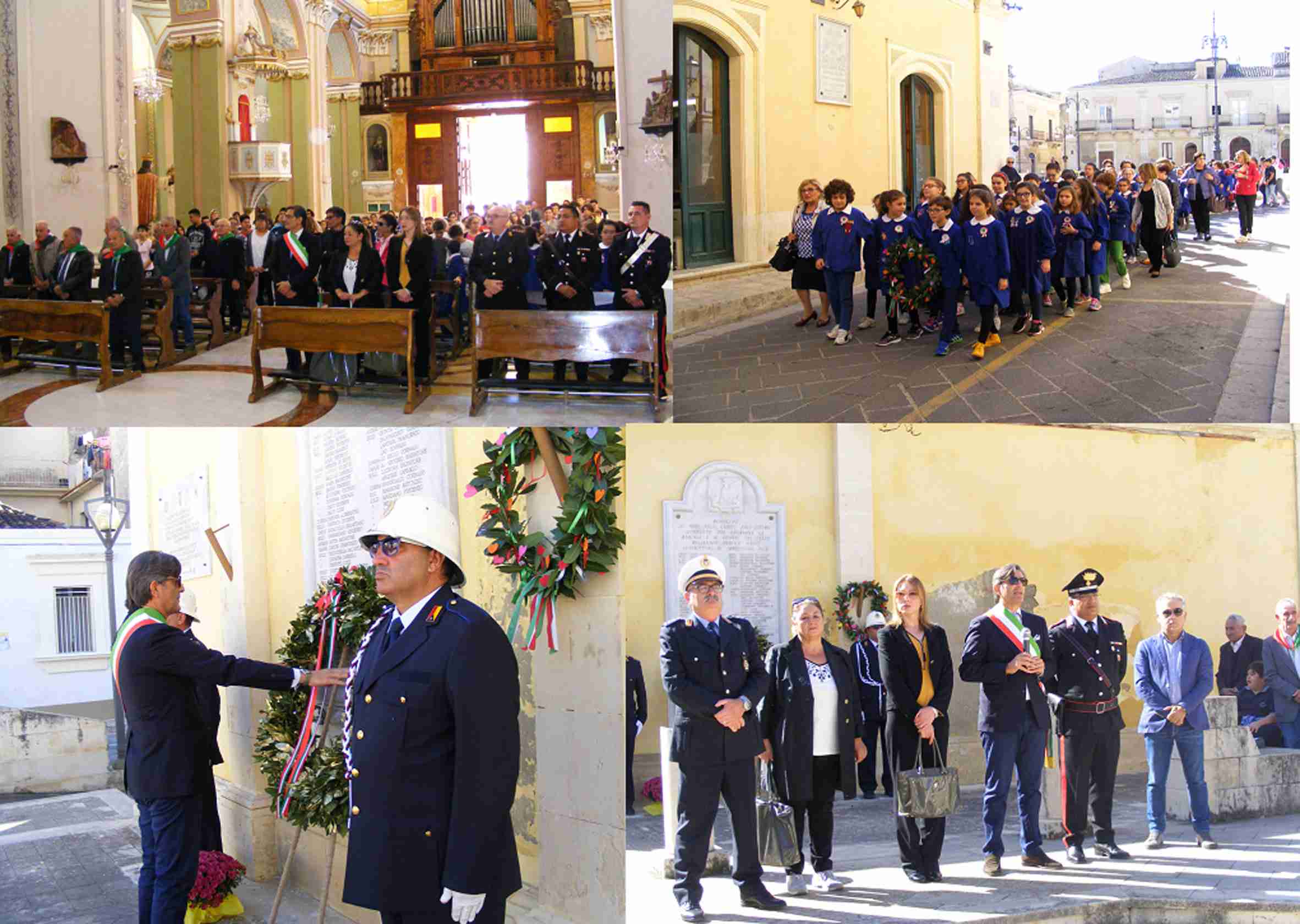 4 novembre, anche Rosolini celebra la Giornata dell’Unità Nazionale e la Festa delle Forze Armate