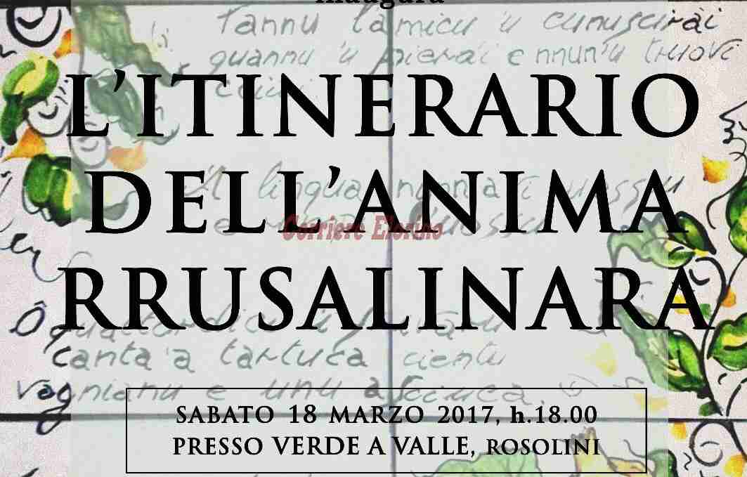 Sabato 18 marzo la Fidapa inaugura “L’itinerario dell’anima rrusalinara”