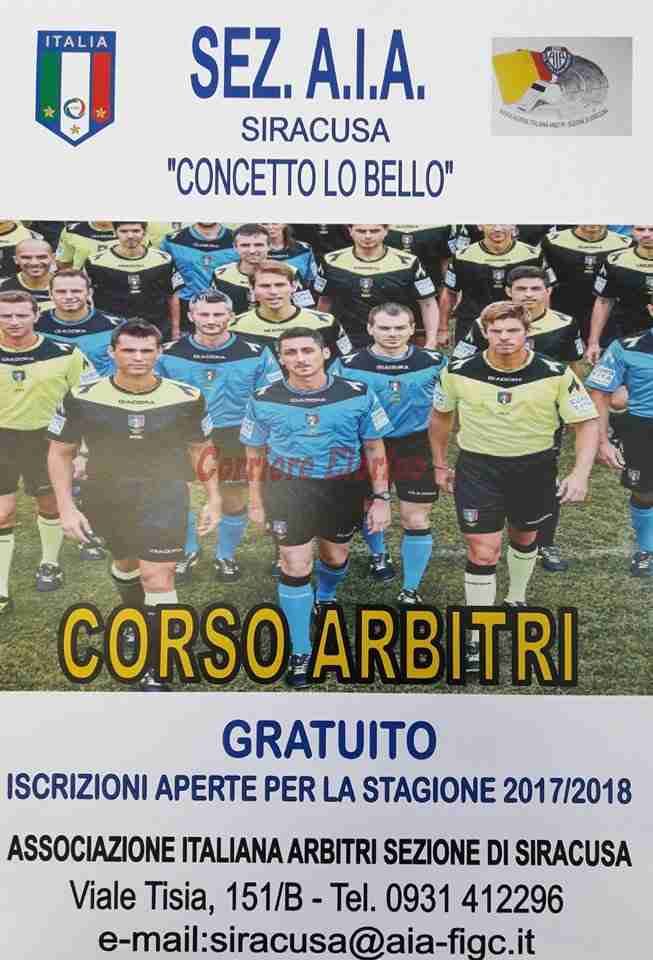 L’Associazione Italiana Arbitri apre le iscrizioni per il corso arbitri