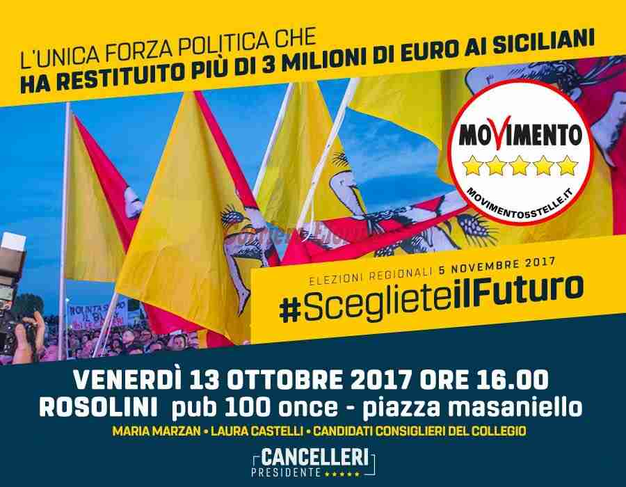 “Servizi ai cittadini e cattiva amministrazione”: venerdì alle 16 il M5 Stelle incontra i cittadini