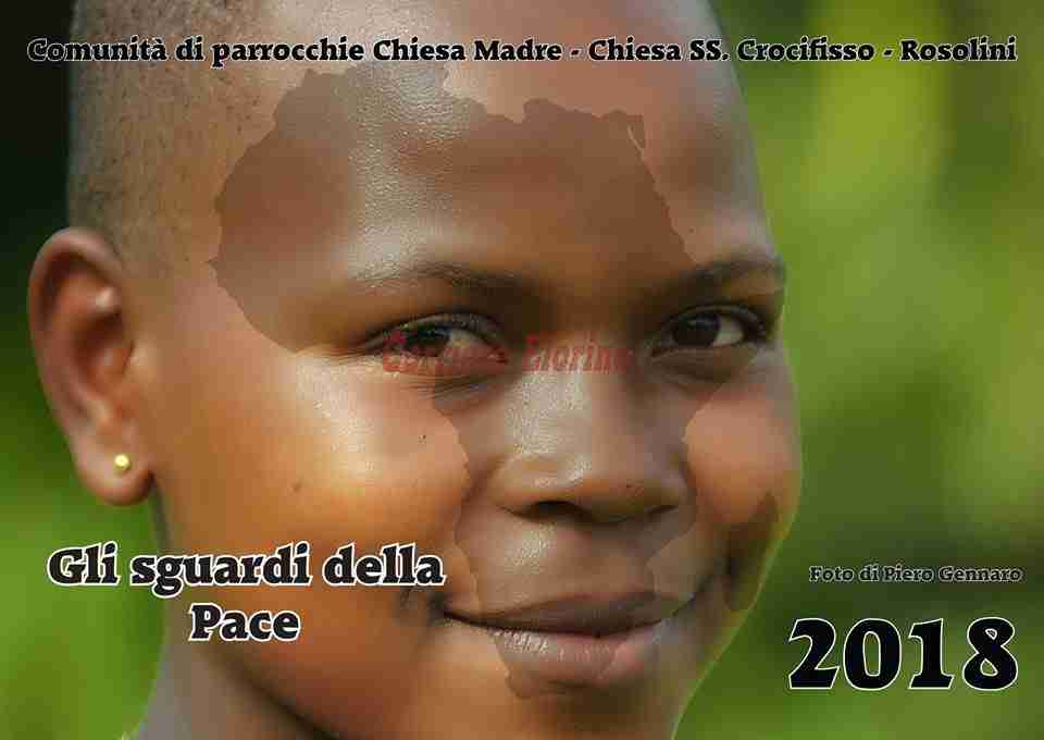 Oggi pomeriggio la presentazione del calendario di Piero Gennaro “Gli sguardi della Pace”