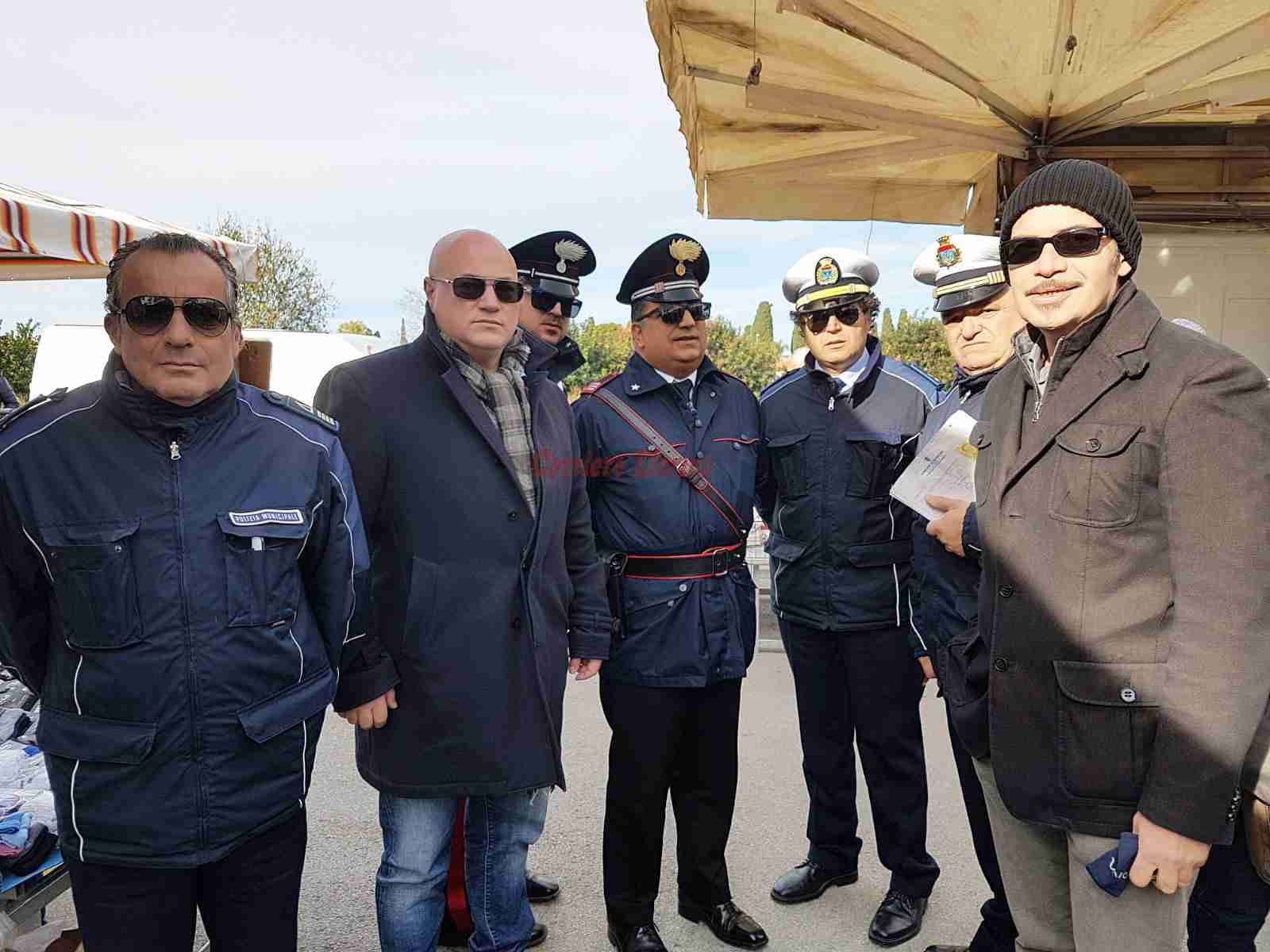 E’ lotta ai borseggiatori nella fiera mercato, presenza assidua dei Carabinieri e Vigili