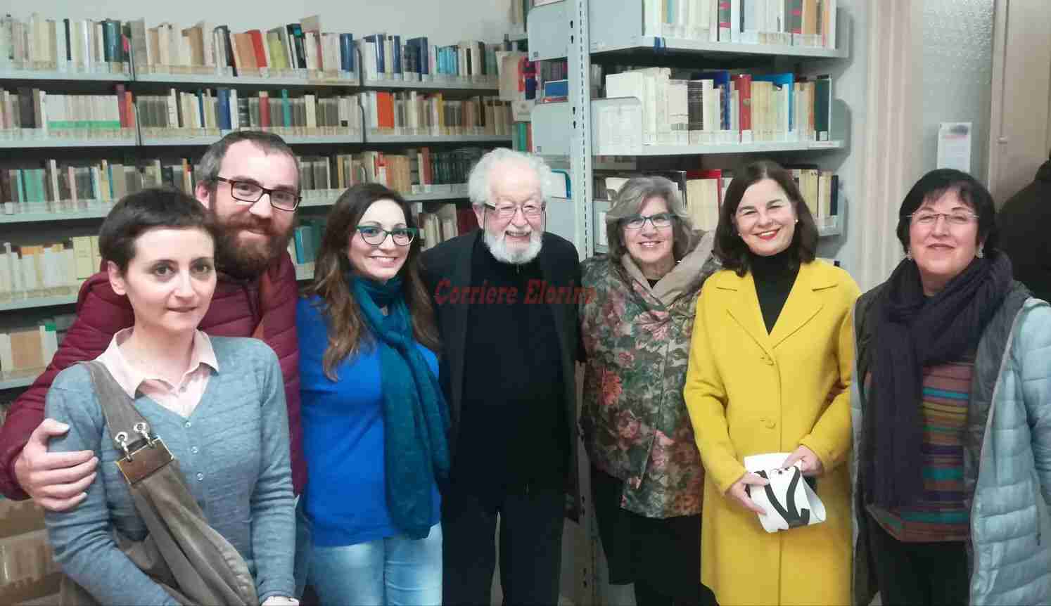 Conversazione con Bruno Segre nella biblioteca “Capuana” di Ispica
