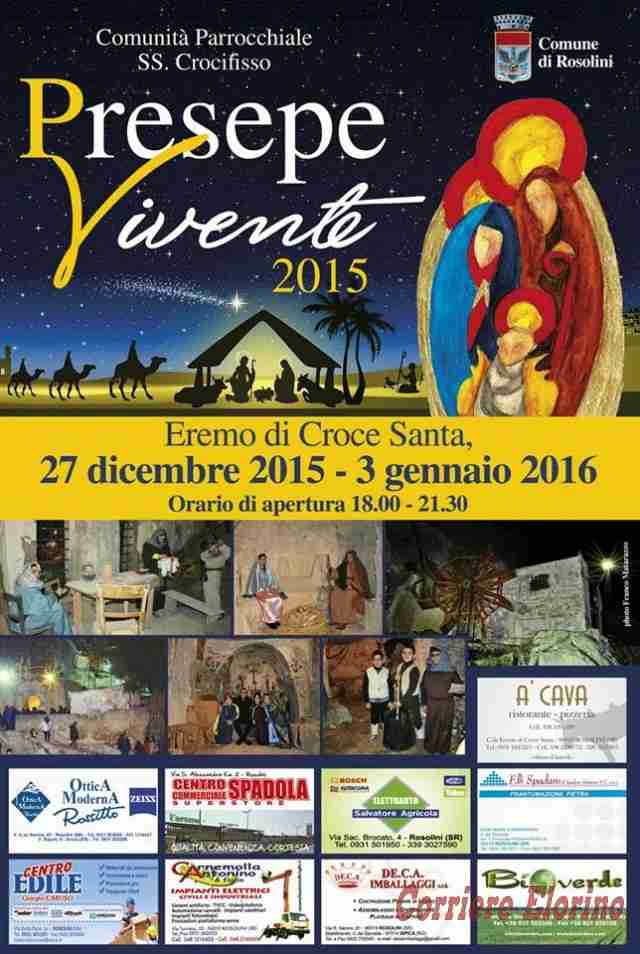 Il Presepe Vivente 2015 all’Eremo di Croce Santa