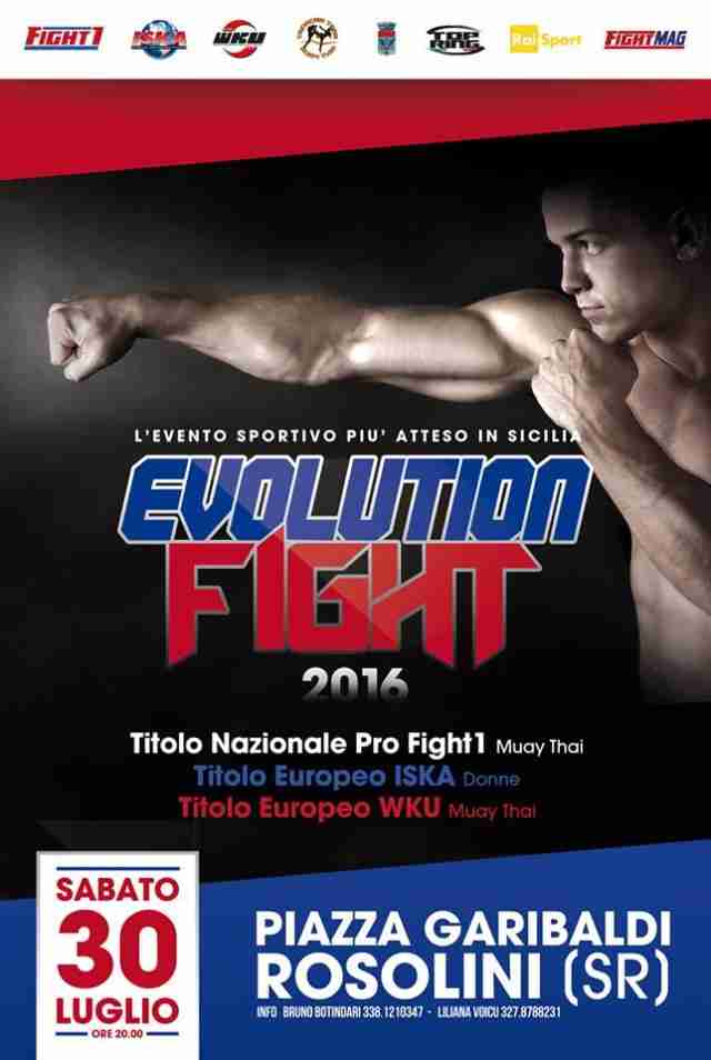 Al via la 7ª edizione dell'”Evolution Fight”, sabato 30 luglio in piazza Garibaldi