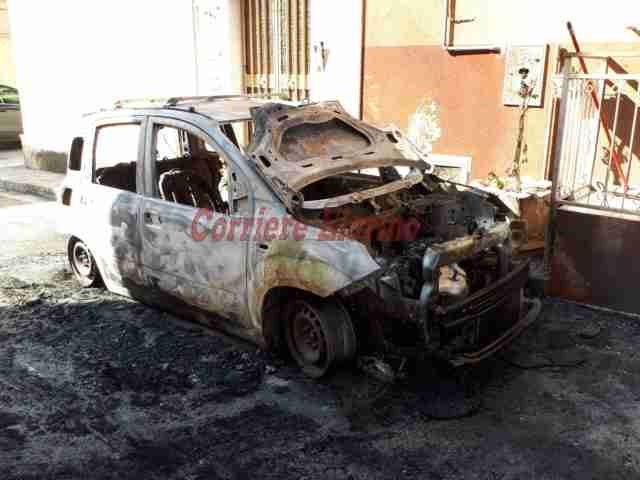 Bruciata l’auto ad un Vigile urbano di Rosolini