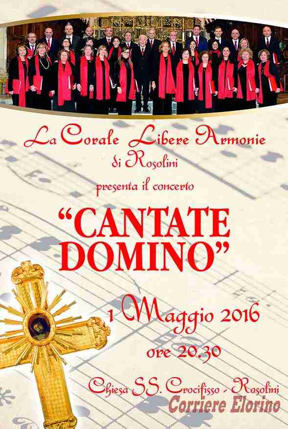 Concerto Sacro “Cantate Domino” della corale polifonica “Libere Armonie” di Rosolini