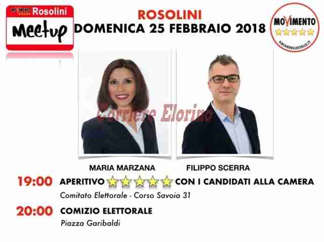 Stasera comizio del Movimento 5 stelle a Rosolini