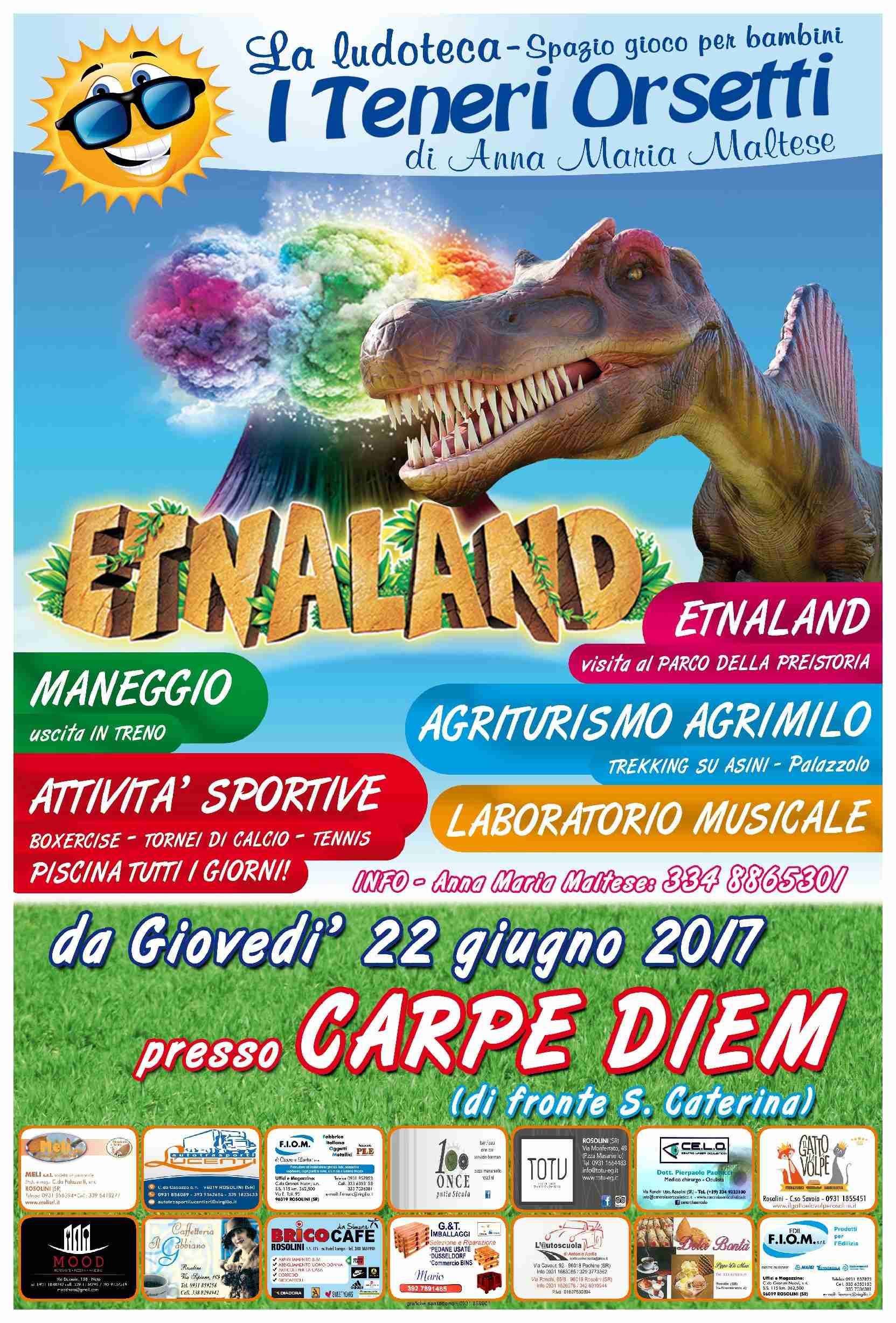 Campo estivo 2017 con “I Teneri Orsetti”