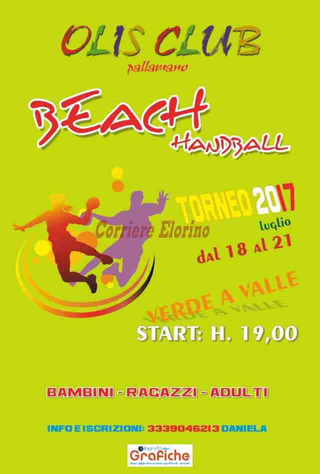 Beach handball, il 18 luglio torna il torneo di pallamano dell’Olis Club