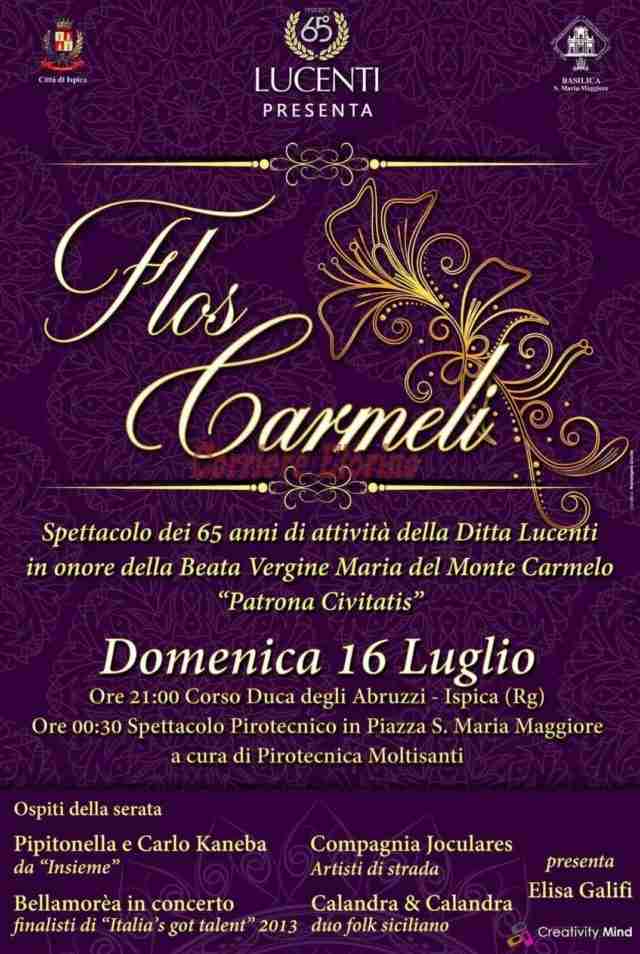 “Flos Carmeli”, rinviato a venerdì 21 luglio prossimo l’evento organizzato dalla “Fioreria Lucenti”