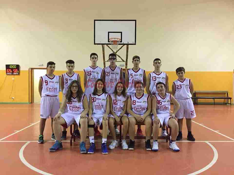 Medaglia di bronzo per gli U15 della CorAnt Basket