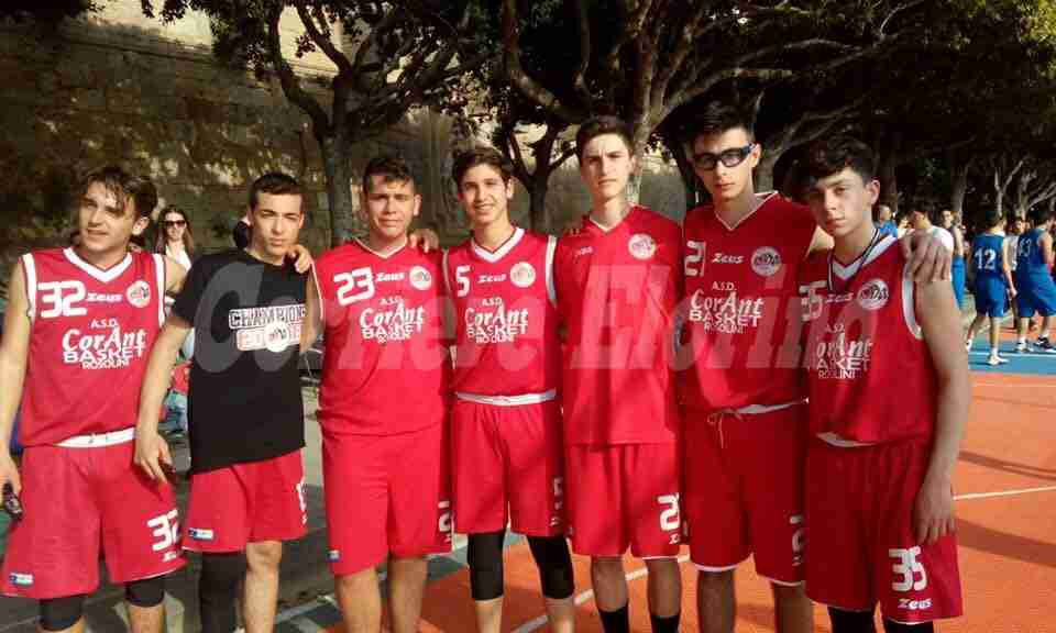 La CorAnt trionfa alla tappa provinciale del 3×3 Fisb di Basket su strada