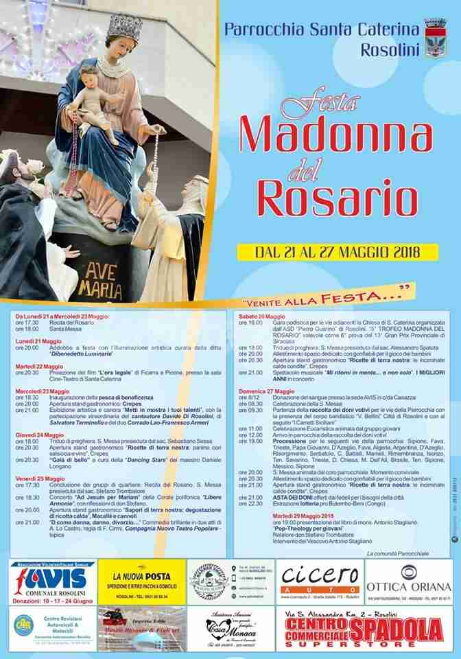 Festa Madonna del Rosario: stasera spettacolo artistico e canoro