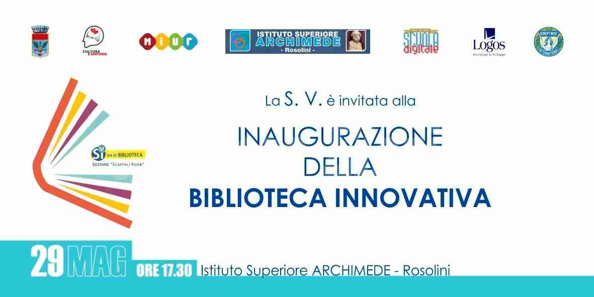 Verso una scuola sempre più digitalizzata: martedì all’Archimede si inaugura la Biblioteca Innovativa