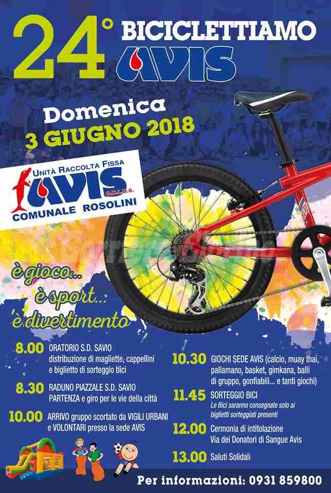 Biciclettiamo Avis: appuntamento per domenica 3 giugno