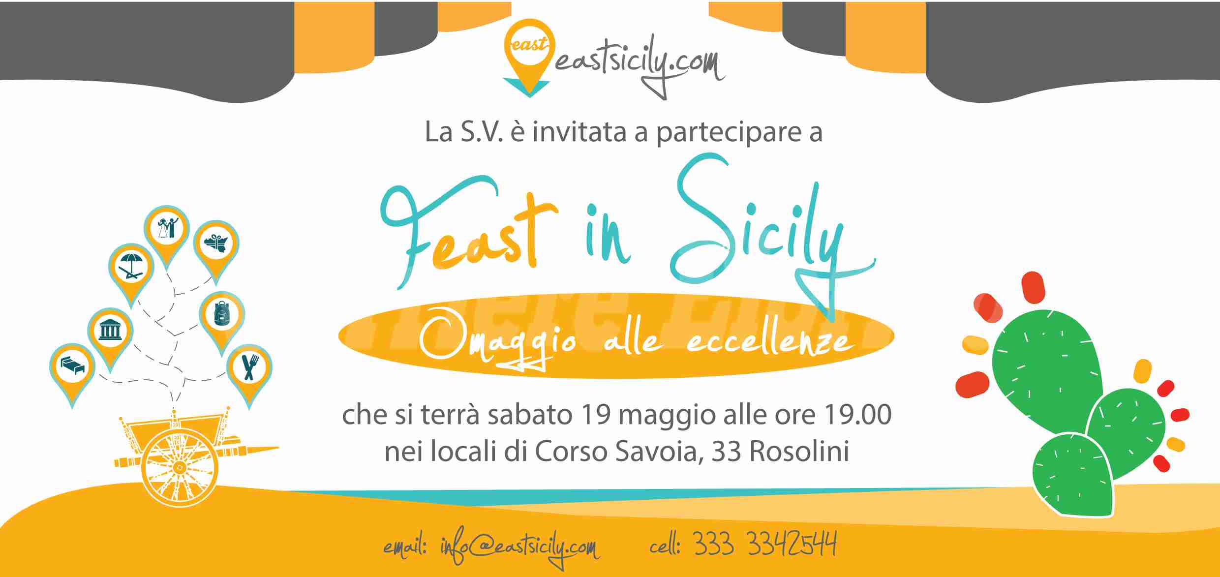 Feast in Sicily invito