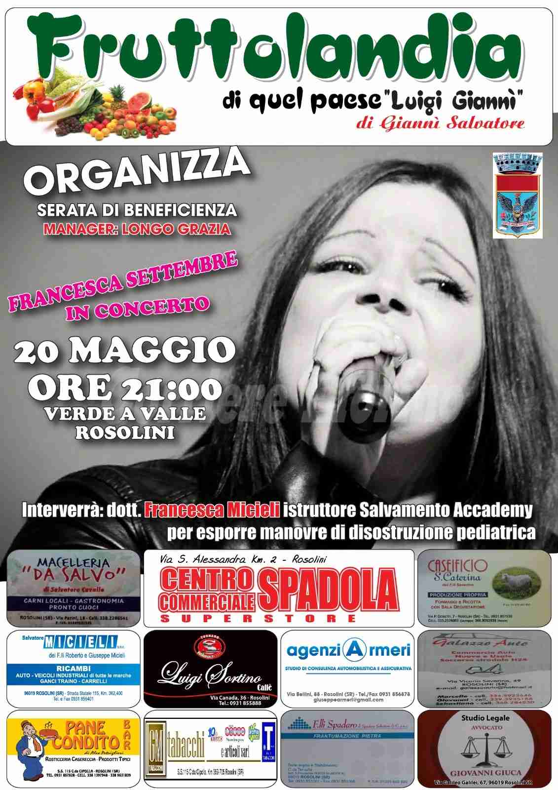 Rinviata a domani la serata di beneficenza pro-scuola