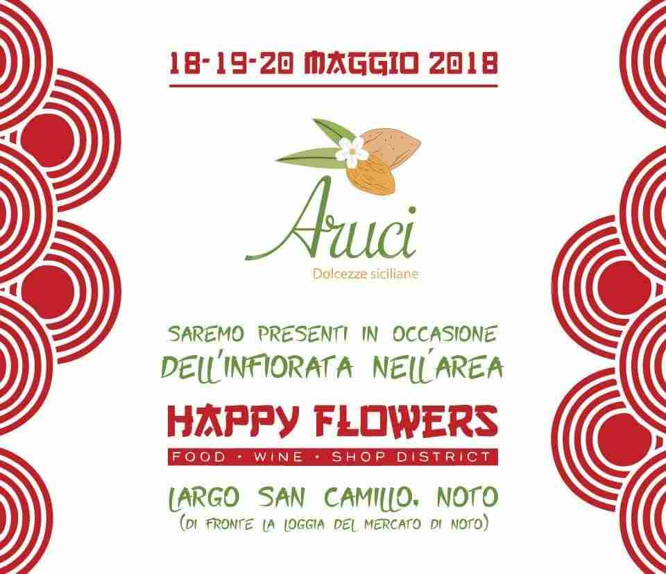 Aruci presente all’Infiorata di Noto dal 18 al 20 maggio