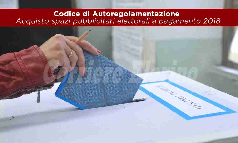 Acquisto spazi pubblicitari elettorali a pagamento 2018