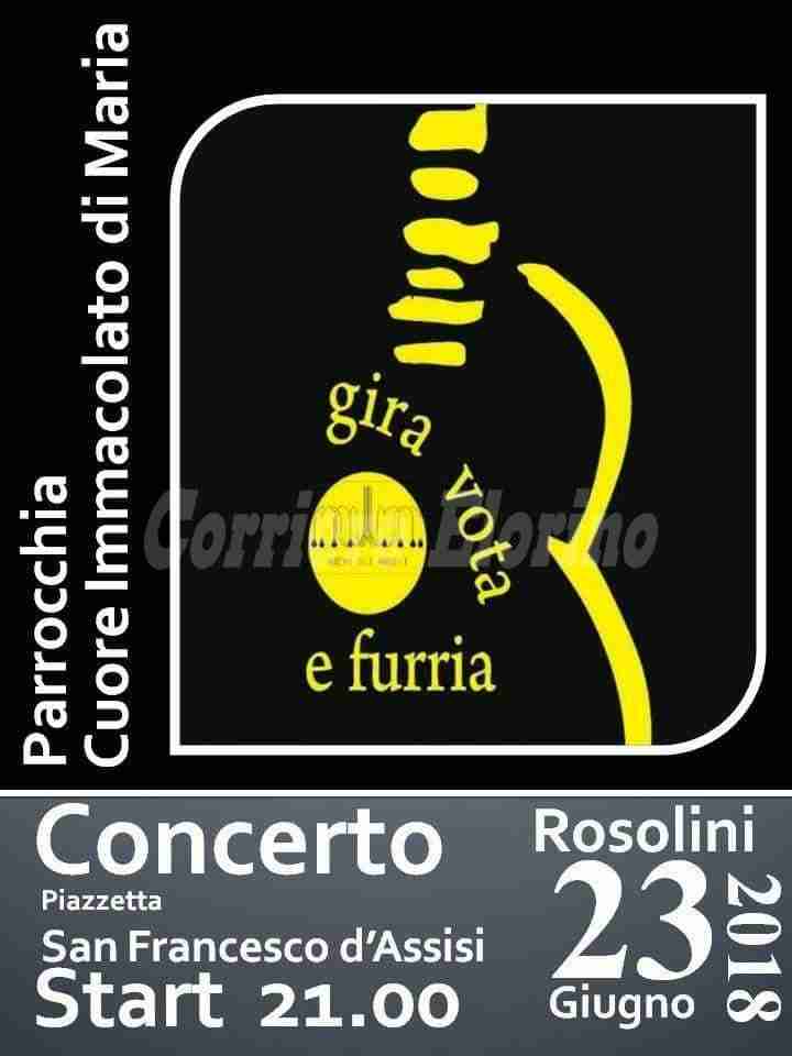 Stasera concerto dei “Gira Vota e Furria”