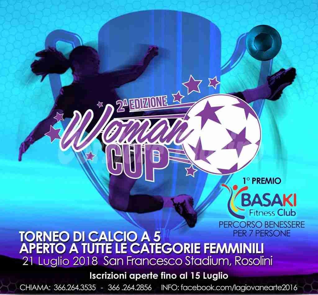 Torna il torneo “Woman Cup” promosso dalla “Giovane Arte”