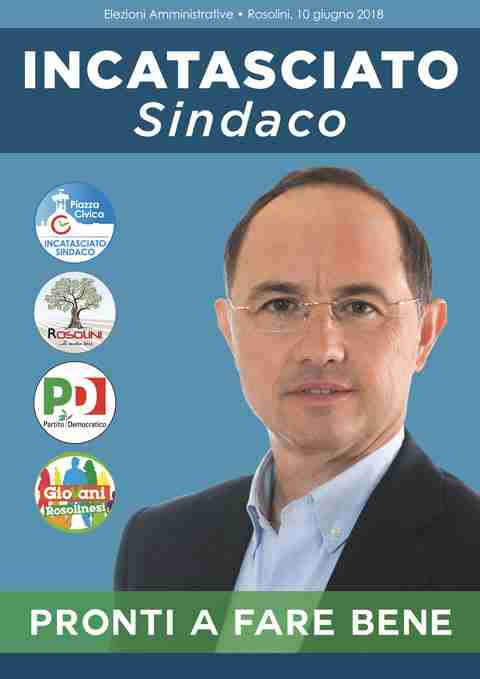 Oggi alle 11 conferenza stampa del sindaco Giuseppe Incatasciato