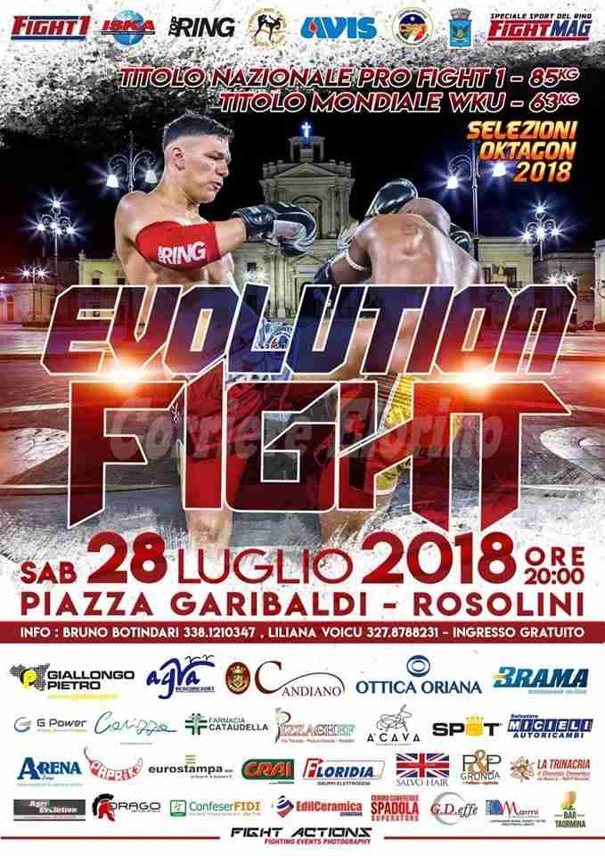 Tutto pronto per la 10^ Edizione dell’Evolution Fight