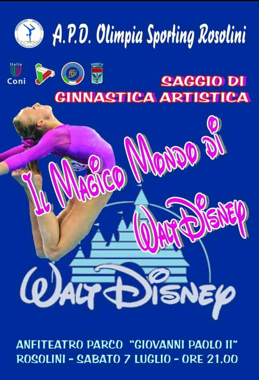 Stasera l’Olimpia Sporting Rosolini ci farà immergere nel “Magico mondo di Walt Disney”